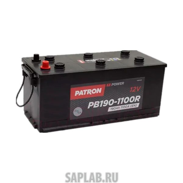 Купить запчасть PATRON - PB1901100R Аккумулятор PATRON POWER 12V 190AH 1100A ETN 4(R+) B3 513x223x223mm 43kg