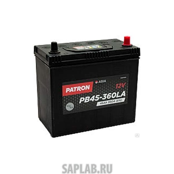 Купить PATRON PB45360LA Аккумулятор PATRON ASIA 12V 45AH 360A (L+) тонкие клеммы JIS T1 237x127x227mm 11,3kg