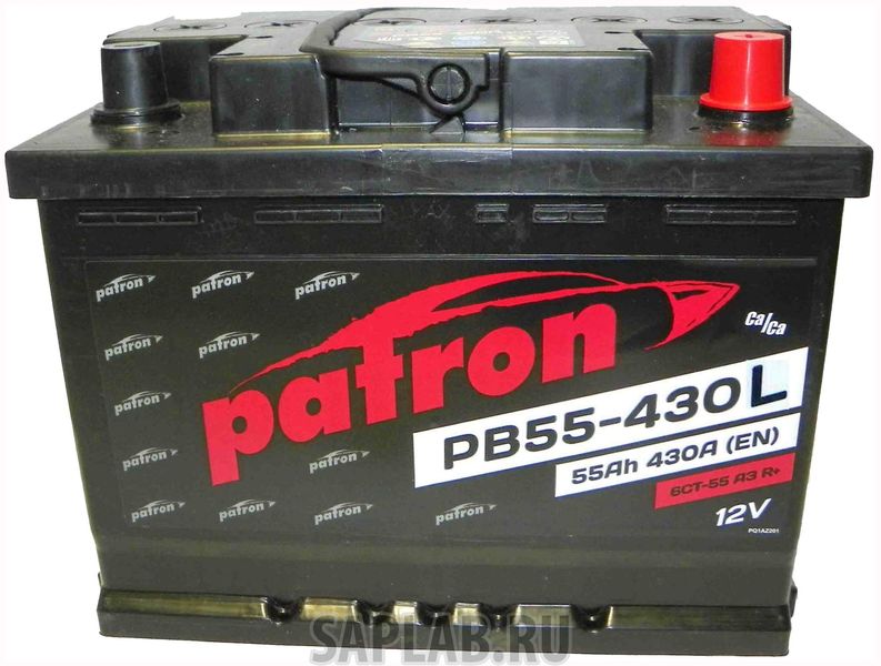 Купить запчасть PATRON - PB55430L Аккумулятор автомобильный PATRON PB55430L 55 Ач