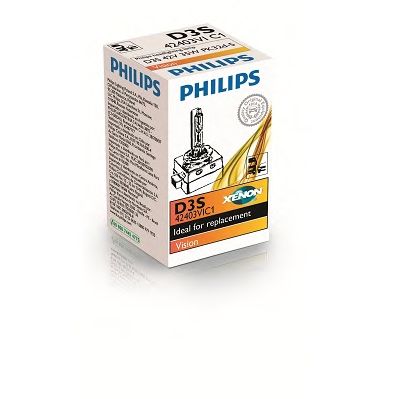 Купить запчасть PHILIPS - 42403VIC1 D3S XENON 4600K 42V 35W (42403VIC1) Philips