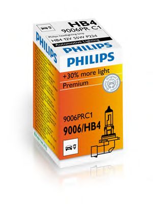 Купить запчасть PHILIPS - 9006PRC1 HB4 12V 51W+30% (9006PRC1) PHILIPS