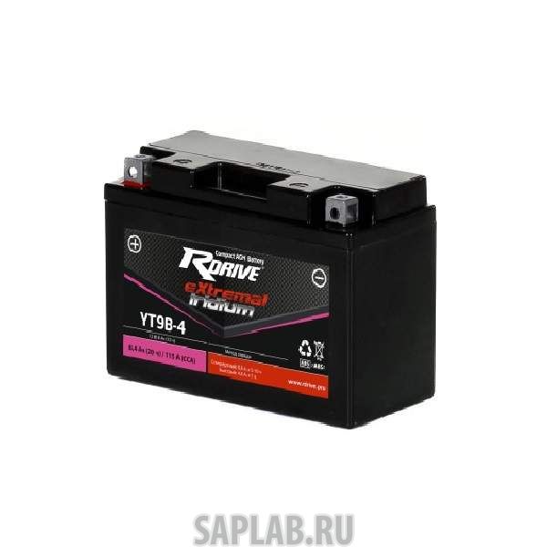 Купить запчасть RDRIVE - 1058200167949 Аккумулятор мотоциклетный RDRIVE EXTREMAL IRIDIUM YT9B-4