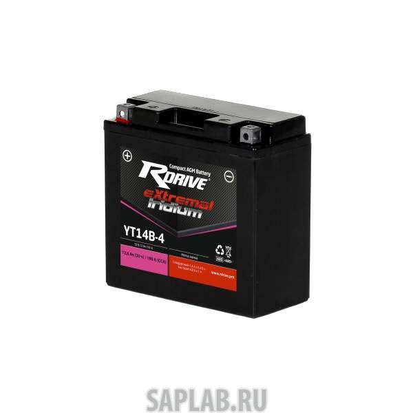 Купить запчасть RDRIVE - 1058390249537 Аккумулятор мотоциклетный RDRIVE EXTREMAL IRIDIUM YT14B-4