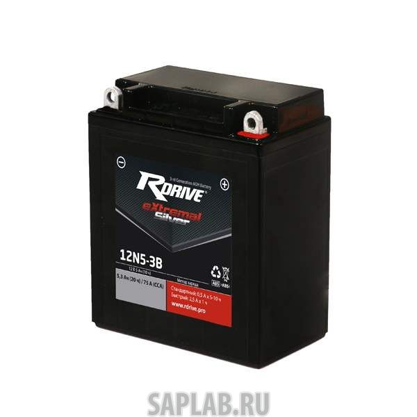 Купить запчасть RDRIVE - 12N53B Аккумулятор RDRIVE SILVER 12N5-3B