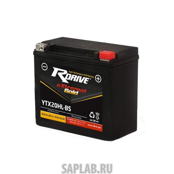 Купить запчасть RDRIVE - GYTX20HLBS Аккумулятор RDRIVE GOLD YTX20HL-BS