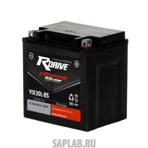 Купить запчасть RDRIVE - SYIX30LBS Аккумулятор RDRIVE SILVER YIX30L-BS