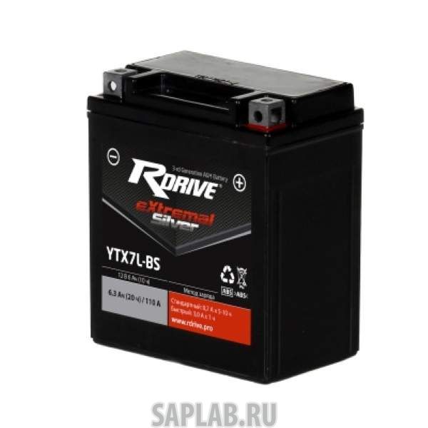 Купить запчасть RDRIVE - SYTX7LBS Аккумулятор RDRIVE SILVER YTX7L-BS