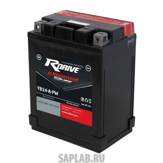 Купить RDRIVE YB14A Аккумулятор RDRIVE SILVER YB14-A / YTX14AH-BS