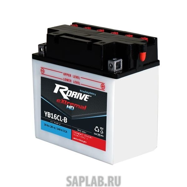 Купить запчасть RDRIVE - YB16CLB Аккумулятор RDRIVE HD YB16CL-B 714