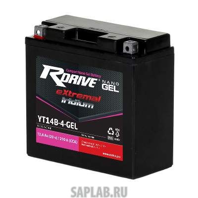 Купить запчасть RDRIVE - YT14B4GEL Аккумулятор RDRIVE IRIDIUM YT14B-4-GEL