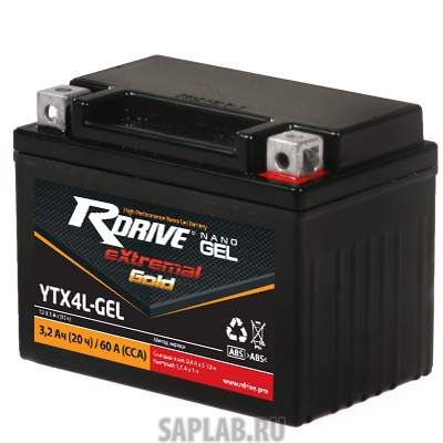 Купить запчасть RDRIVE - YTX4LGEL Аккумулятор RDRIVE GOLD YTX4L-GEL