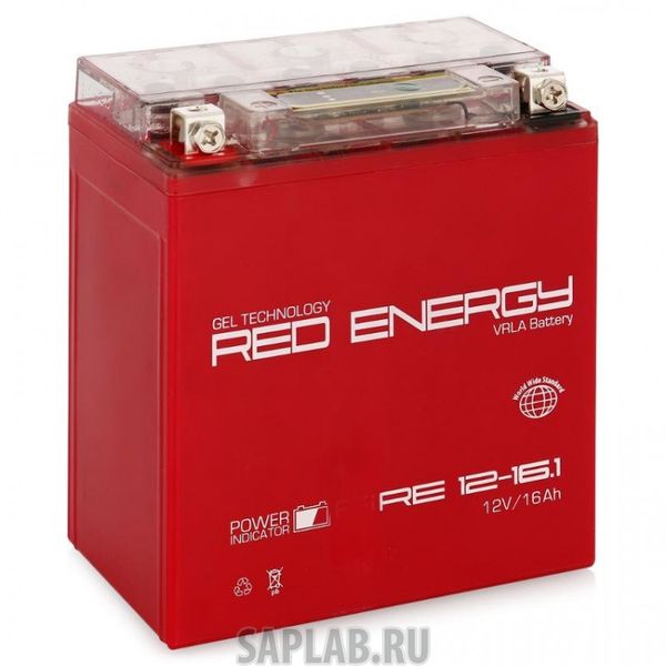 Купить запчасть RED_ENERGY - YTX16BS Акб Moto 12v 16ah Red Energy 12-16.1ytx16-Bs 240а (+/-) Gel RED ENERGY YTX16-BS