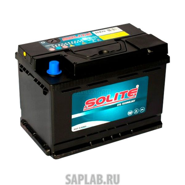 Купить запчасть SOLITE - EFB70R680A Аккумулятор SOLITE EFB 70R 680A 276x175x190