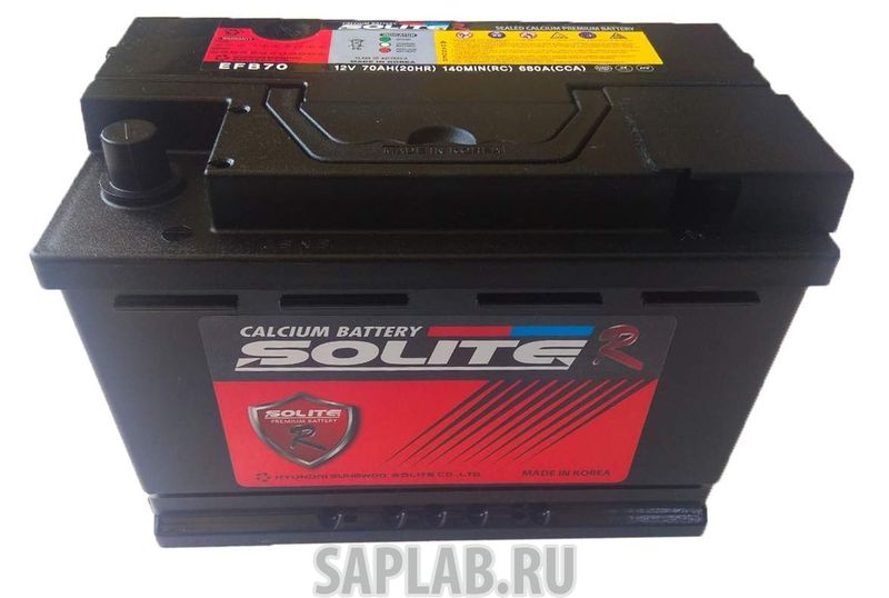 Купить запчасть SOLITE - EFB80R740A Аккумулятор SOLITE EFB 80R 740A 315x175x190