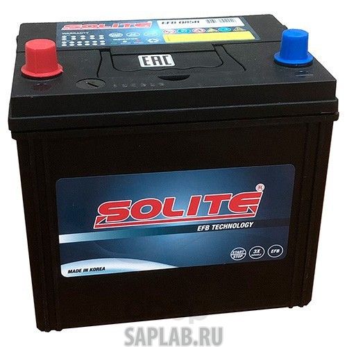 Купить запчасть SOLITE - EFBQ85R Аккумулятор автомобильный Solite  EFBQ85R START-STOP 70A/ч 730А полярность прямая