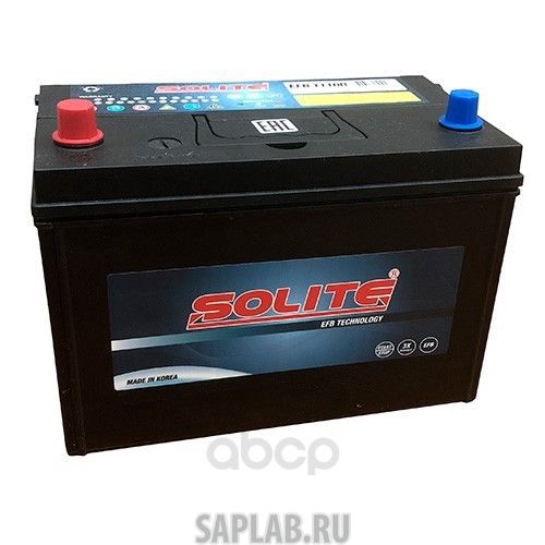 Купить запчасть SOLITE - EFBT110R Аккумулятор автомобильный Solite EFBT110R START-STOP 90А/ч 880А полярность прямая