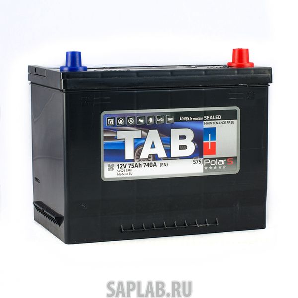 Купить TAB 57524 Аккумулятор TAB POLAR S 75L 740A 260x175x220 57524
