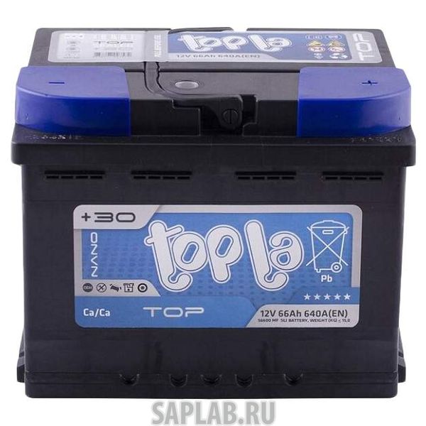 Купить запчасть TOPLA - 66R640A Аккумулятор Topla Top 66R 640A 242x175x190