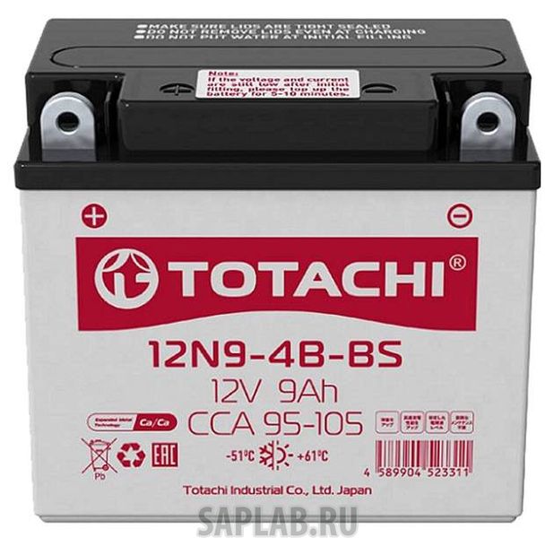 Купить запчасть TOTACHI - 4589904523311 Аккумулятор автомобильный  TOTACHI MOTO 4589904523311 9 Ач