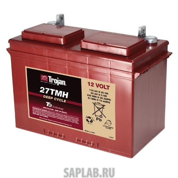 Купить TROJAN 27TMH Аккумулятор TROJAN 27TMH 12V 115A (323х168х235)