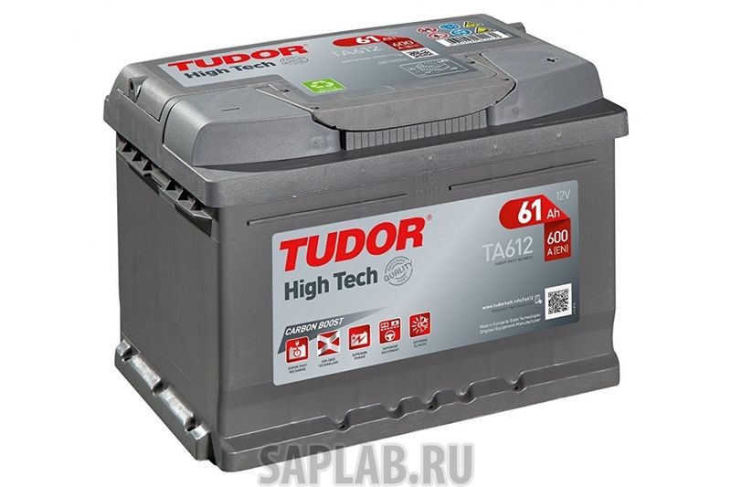 Купить запчасть TUDOR - TA612 Аккумулятор Tudor High-Tech 61 А/Ч Обратная R En 600a 242x175x175 Ta612 Ta612 TUDOR TA612