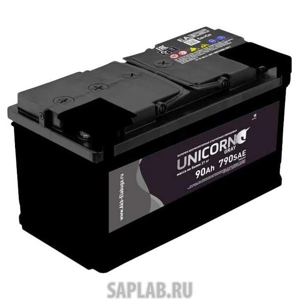 Купить запчасть UNICORN - 90L720A Аккумулятор UNICORN GREY 90L 720A 353x175x190