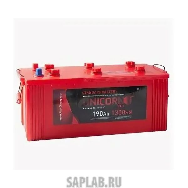 Купить запчасть UNICORN - RED190EURO1300A Аккумулятор UNICORN RED 190 euro 1300А 513х223х217