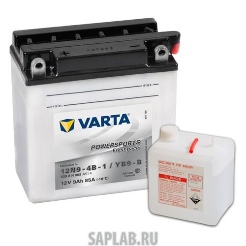 Купить запчасть VARTA - 509014008A514 Аккумулятор для мотоциклов VARTA Powersports FP 9Ач 85A [509 014 008 a514 fp]