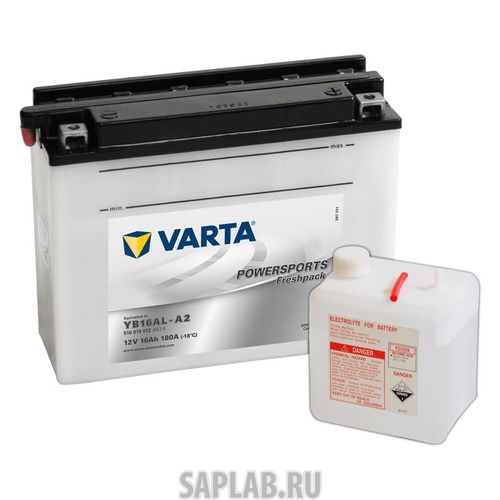 Купить VARTA 516016012A514 Аккумулятор для мотоциклов VARTA Powersports FP 16Ач 180A