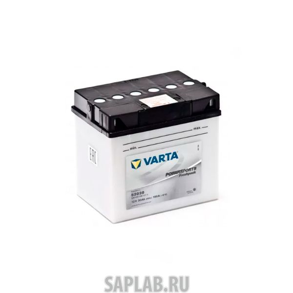 Купить запчасть VARTA - 530030030 Аккумуляторная батарея Евро 30ah 180a 186/130/171 53030 Moto Varta 530030030