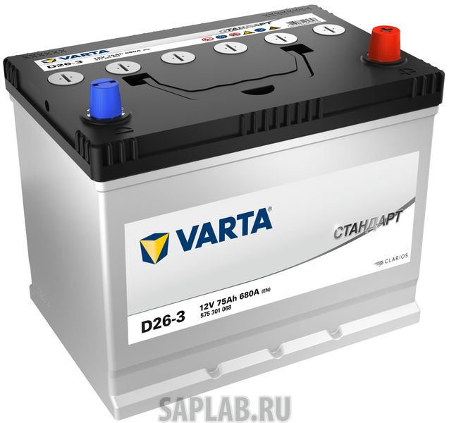 Купить запчасть VARTA - 568301058 Акб Asia Стандарт 68a/Ч ( +/-) 12v 580a En 258x174,5х223 / 568301058 Varta 568301058