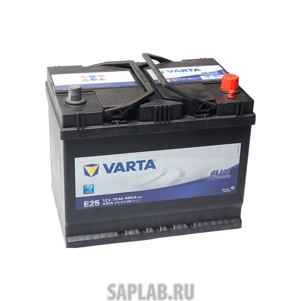 Купить запчасть VARTA - 575412068 Аккумулятор VARTA Blue Dynamic 75 А/ч 575412 E25 ОБР 271x175x220 EN680 высокий стд кл