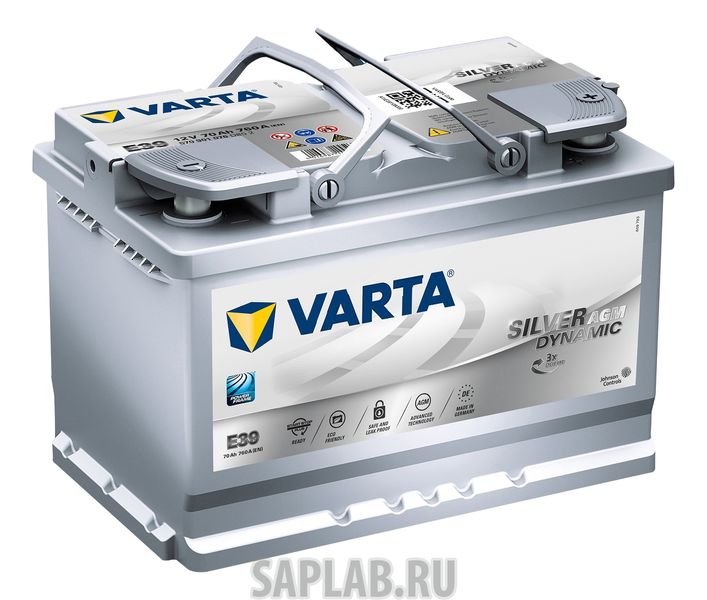 Купить запчасть VARTA - 894 Аккумулятор автомобильный  Varta Silver Dynamic AGM 894 70 Ач