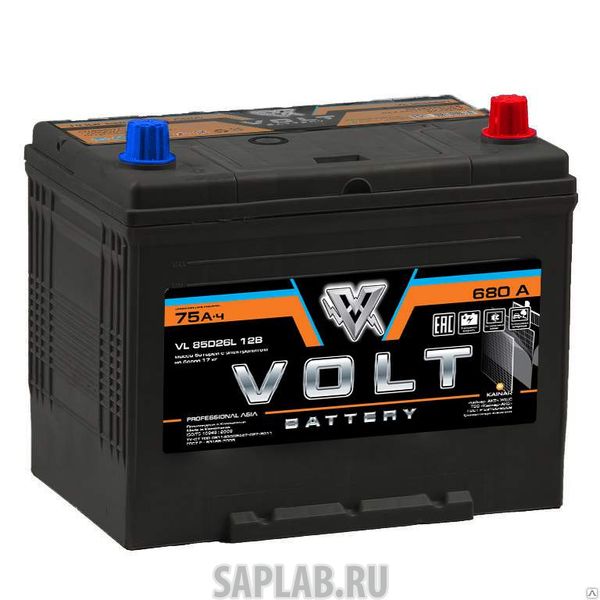 Купить запчасть VOLT - VL7501 Автомобильный аккумулятор VOLT PRO 6СТ-75VL(0) 75 Ач (A/h) обратная полярность - VL7501