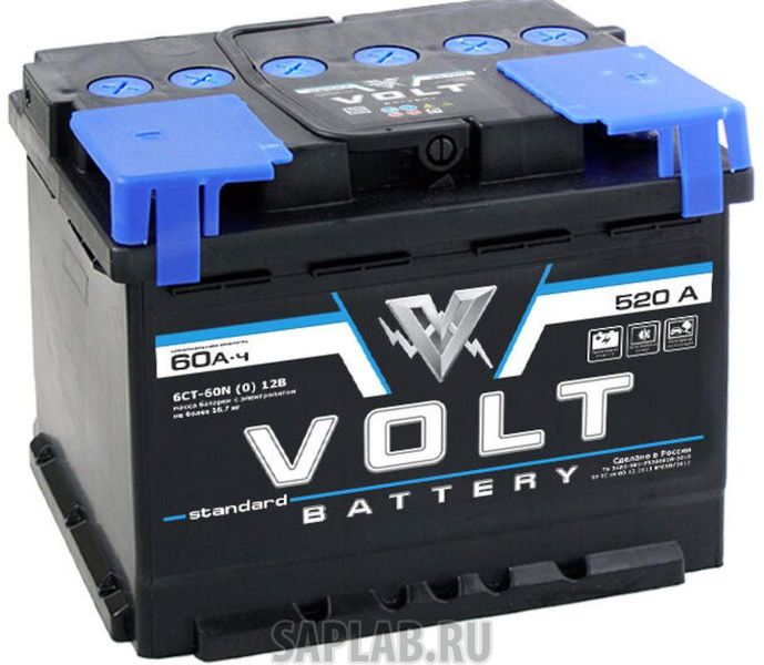 Купить VOLT VS6001 Аккумулятор автомобильный VOLT STANDARD 6СТ-60.0 VS6001