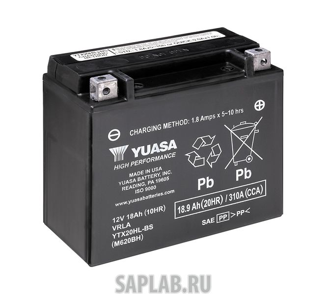 Купить YUASA 1123 Аккумулятор YUASA YTX20HL-BS / YB16CL-B