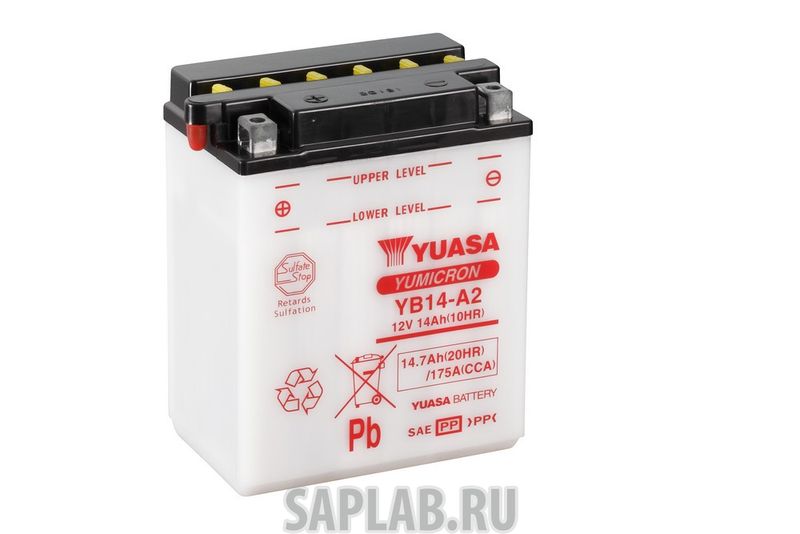 Купить запчасть YUASA - YB14A2 Аккумулятор YUASA YB14-A2