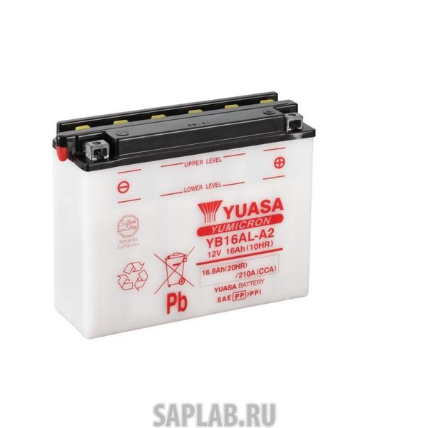 Купить запчасть YUASA - YB16ALA2 Аккумулятор для мототехники YUASA YB16AL-A2