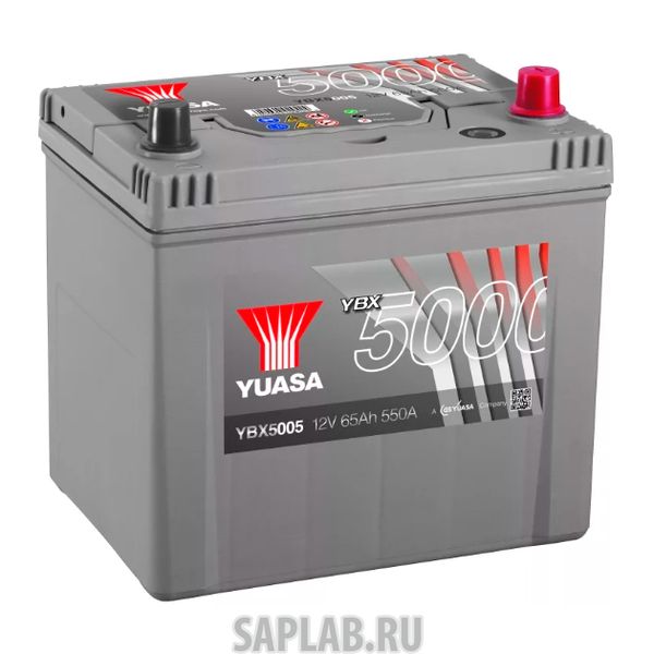 Купить запчасть YUASA - YBX5005065 Аккумуляторная Батарея Silver High Performance[12v 65ah 550a] YUASA