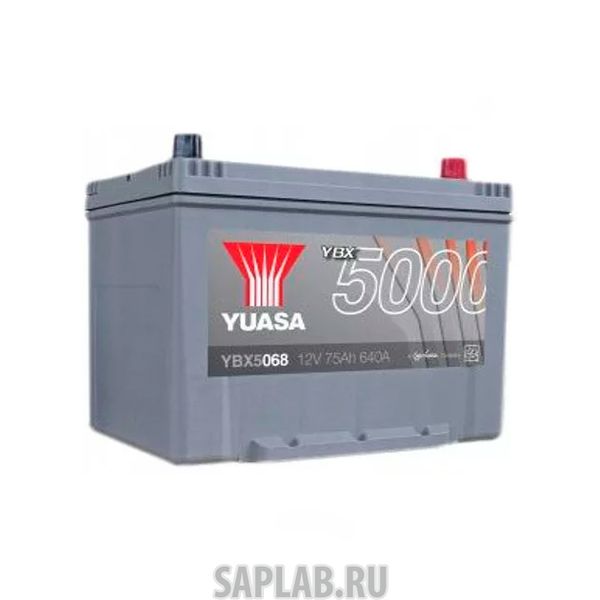 Купить запчасть YUASA - YBX5068075 Аккумуляторная Батарея Silver High Performance[12v 75ah 640a B9] YUASA