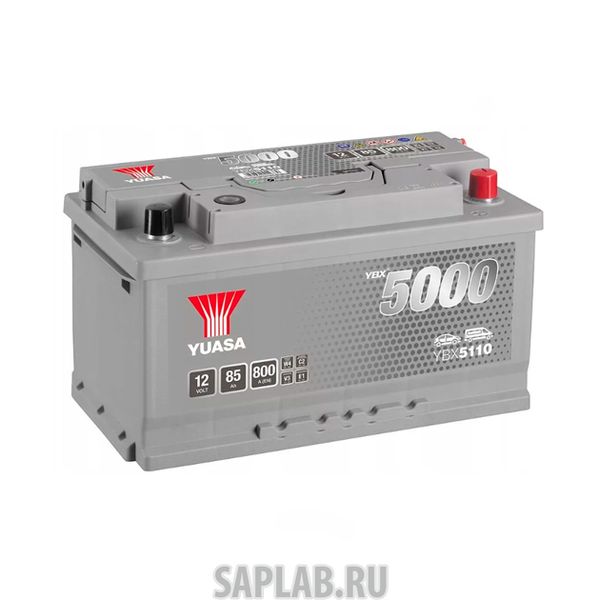 Купить запчасть YUASA - YBX5110085 Аккумуляторная Батарея Silver High Performance[12v 85ah 800a B13] YUASA