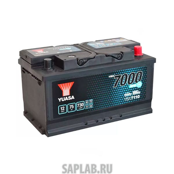 Купить запчасть YUASA - YBX7110075 Аккумуляторная Батарея Efb Start Stop[12v 75ah 730a B3] YUASA