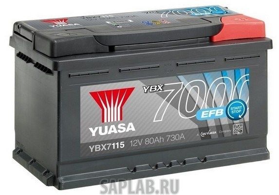 Купить запчасть YUASA - YBX7115 Аккумулятор автомобильный Yuasa YBX7115 80 Ач