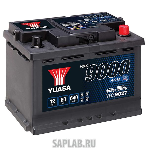 Купить запчасть YUASA - YBX9027 Аккумулятор автомобильный Yuasa YBX9027