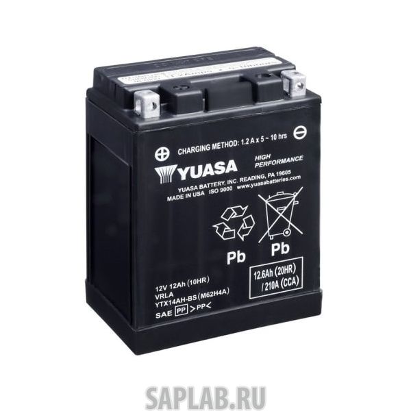 Купить YUASA YTX14AHBS Аккумулятор YUASA YTX14AH-BS