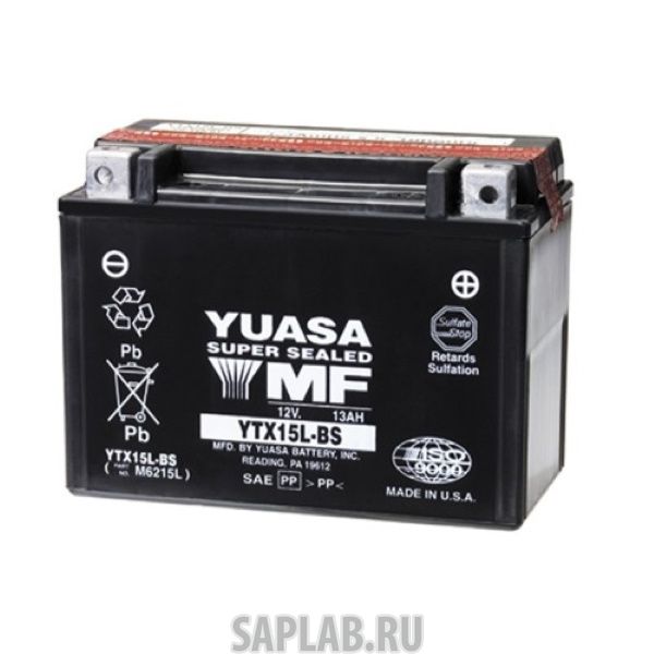 Купить запчасть YUASA - YTX15LBS Аккумулятор YUASA YTX15L-BS