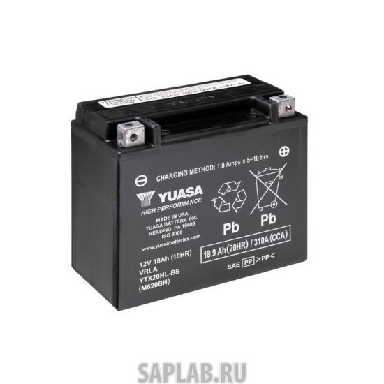 Купить YUASA YTX20HLBS Аккумулятор для мототехники YUASA YTX20HL-BS