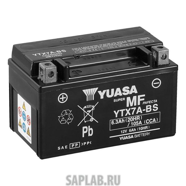 Купить запчасть YUASA - YTX7ABS Аккумулятор YUASA YTX7A-BS