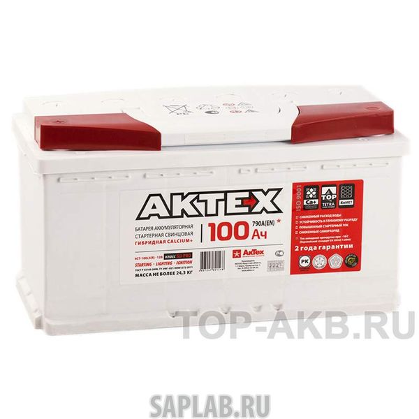 Купить запчасть АКТЕХ - ATEFB100ЗL Аккумулятор АКТЕХ EFB 100 А/ч 352x175x190 EN920 АКТЕХ ATEFB 100-З-L