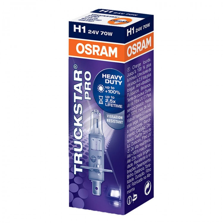 Купить запчасть OSRAM - 64155TSPLTS H1 24V 70W+100% (64155TSP/LTS) OSRAM 1шт